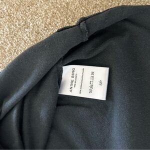 Anine bing shirt x1 size small colour black